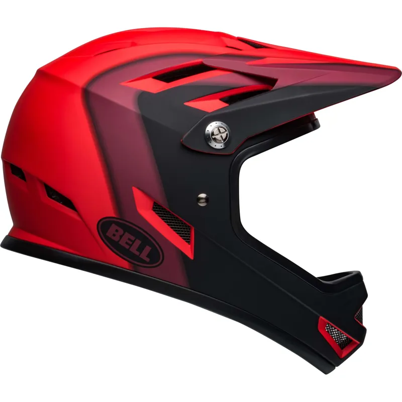 Bell Sanction MTB Full Face Helmet Red-3